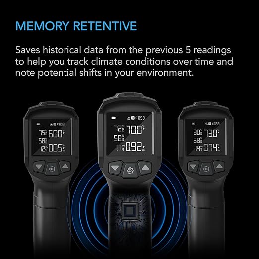 AC Infinity VPD Thermometer, Handheld Environmental Monitor, Captures Leaf VPD and Temperature, Calibrates Smart Controllers, Precision Infrared Range for Plants, Grow Tents, Greenhouses, Terrariums