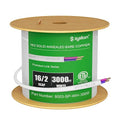 Syston Cable Technology 16/2 LED Lighting Dimmer Dimming Luminaire Control Wire Cable, 16 AWG 2 Conductors Solid Bare Copper Unshielded Plenum Rated CMP CL3P FT6, for Ballast Wiring and Connection