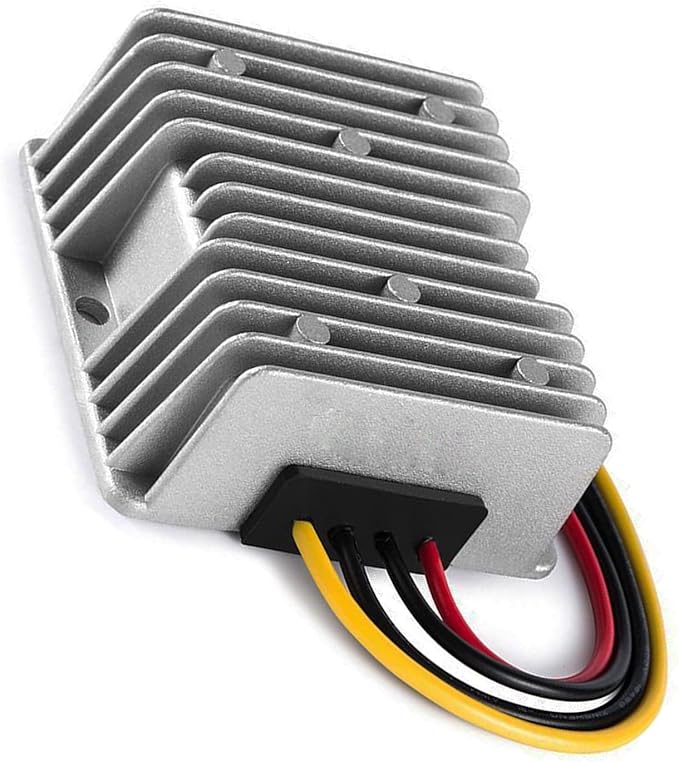 MGGi DC/DC Voltage Reducer 60V 72V Step Down to 12V 10A 120W, Waterproof Converter Regulator, Power Supply Module Buck Transformer, for Golf Cart, forklifts, Car