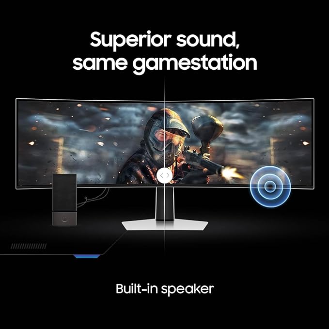 Samsung 49" Odyssey OLED (G93SC) Series Curved Gaming Monitor w QD-OLED, 240Hz, 0.03ms, DQHD, G-Sync Compatible, AMD FreeSync Premium Pro,Height Adjustable Stand,3 Yr Warranty,LS49CG932SNXZA