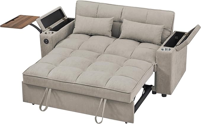 65" Loveseat Sofa, Modern Couches for Living Room,Corduroy Recliner, Dual armrest Storage Space, Integrated Spring Cushion, Solid Wood Frame, Built-in USB Charging Port
