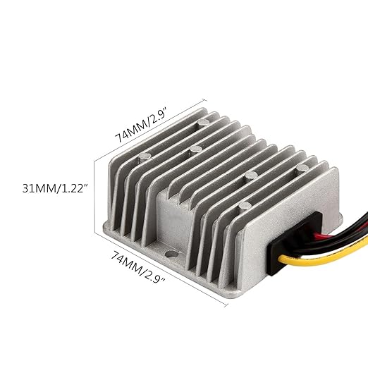 DC Voltage Boost Converter - 240W Automatic Boost Converter DC 24V to 48V 5A Waterproof Module for Golf Cart Club Car