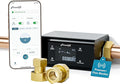 Frizzlife LP365-P 1.25-Inch Smart Water Monitor and Automatic Shutoff - 0.01GPM Ultrasonic Micro Leak Detection, APP Wi-Fi Remote Control,Pressure+Flow Monitoring, for 1-1/4-Inch Diameter Pipe