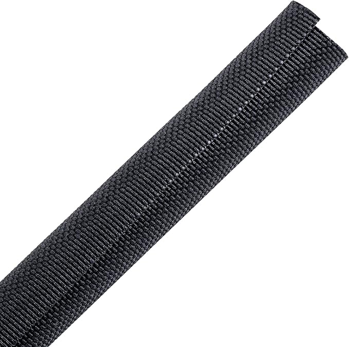Sonoreboom Braided Wire Loom Mesh Woven Black-Split-Sleeving for Automotive Wires/Audio Video Cable/Multi-Cable Strings (1/2" - 54 Feet)