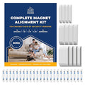 Adhesive Replacement Tape & Sensor Risers Bundle for Ring | Includes 24 Magnet Adhesives and 12 Ring Contact Sensor Spacers - Complete Home Sensor Installation Solution [Device/Magnet NOT Included]