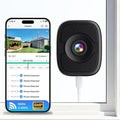 5MP 3K Window Cameras for Home Security, 2.4G 5G WiFi Safeview Window Security Camera with Night Vision Full Color, AI Person & Car Detection, 2 Way Talk, 24/7 Recording, 60S Easy & Quick Install