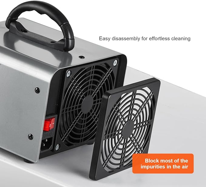 VEVOR Ozone Generator, 36000mg/h Ozone Machine, High Capacity Commercial/Industrial Ozone Generator Machine with 0-120 min Time Setting for Rooms, Cars
