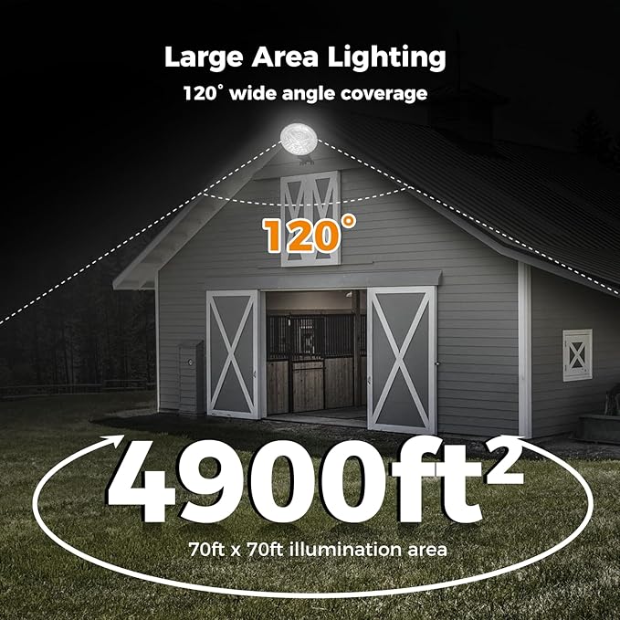 AIKVSXER 200W LED Barn Light 30000LM Dusk to Dawn LED Outdoor Area Security Light with Photocell IP66 Waterproof 6500K Daylight for Yard Street Farm Garden Garage 12 Pack