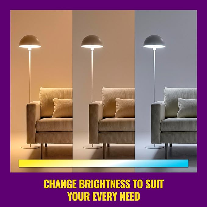 WiZ Connected 120W PAR38 LED Smart Light Bulbs - 3 Pack - Connects to Your Wi-Fi - E26 Smart Bulb - Control with Voice or App + Activate with Motion - Matter Compatible
