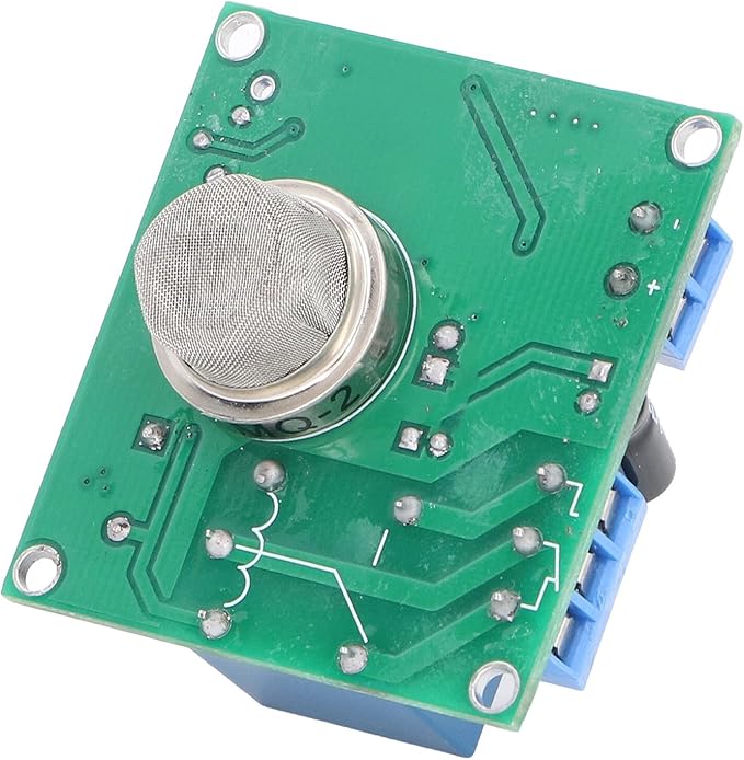 Smoke Sensor Module Switch, PVC Light Sound Alarm Smoke Detector Alarm Module for DC5‑30V with MQ2 Material