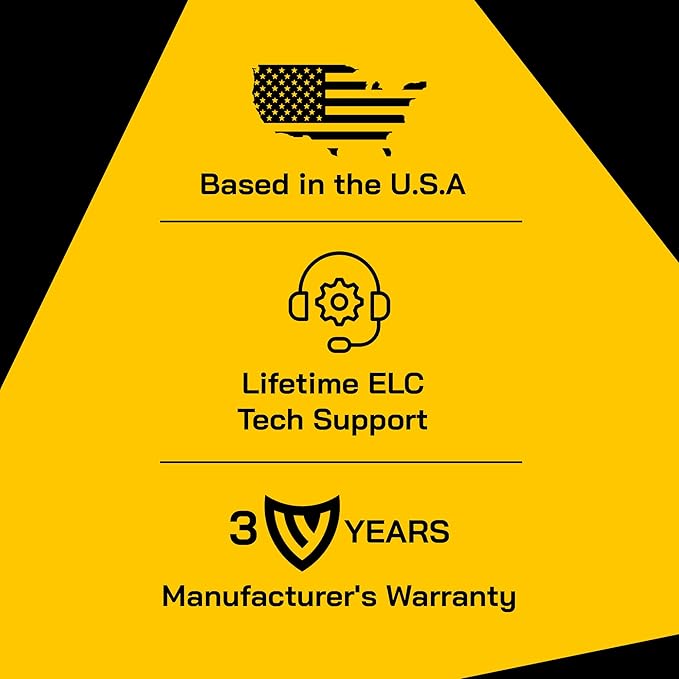 ELC T Series 2000+ Watt Voltage Converter Transformer - Step Up/Down - 110v to 220v / 220v to 110v Power Converter - Circuit Breaker Protection, CE Certified [3-Years Warranty]