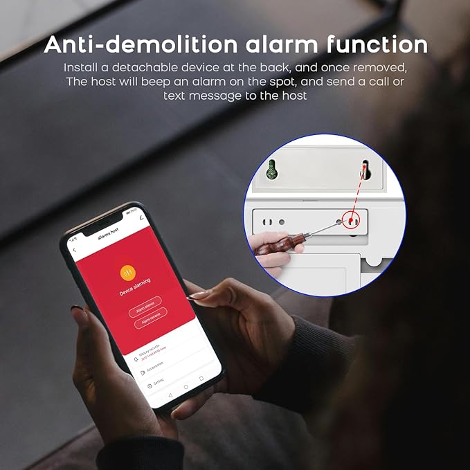PGST WiFi Home Alarm System with T53W 5MP HD Security Camera,Wireless Home Security Systems with Door and Window Sensors,Remote,APP Instant Alerts for Villa,Apartment,Pets,Kids Safety,No Monthly Fee