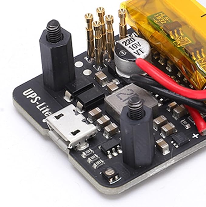 HaloVerde Uninterruptible Power Supply Pi Zero Module with a Built in 1000mAh Battery, a Complete Pi Zero UPS Charger Accessory and Power Board with 400mA Input