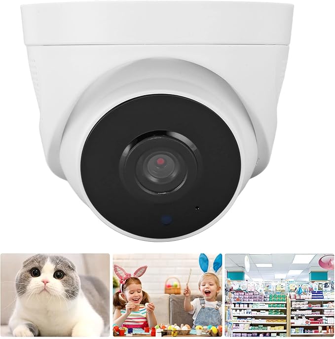 Pongnas Home Security Camera, 1080P HD 2MP Indoor WiFi Wireless Surveillance Camera with Night and 2 Way Audio
