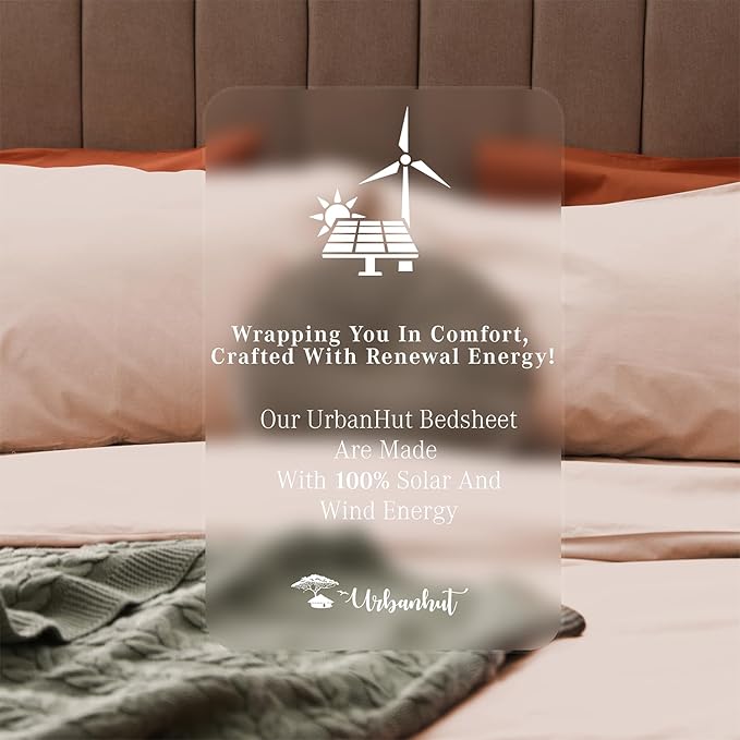URBANHUT 800 Thread Count 100% Cotton Full Size Sheets, Luxury 4 Piece Full Bedsheets, Hotel Sheets Sateen Finish - Better Than Egyptian, 16" Elasticized Deep Pocket - Blush Pink