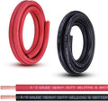 Shirbly 4/0 Gauge Battery Cable, 10FT Red + 10FT Black 4/0 AWG Pure Copper Wire Welding Cable, for Automotive, Battery, Solar and Generator, Standard USA OFC Wire