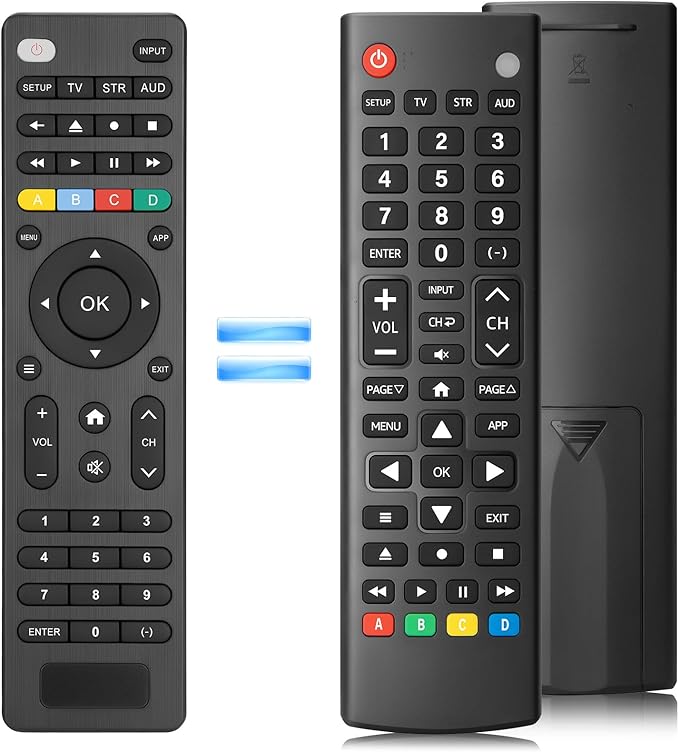 Universal-TV-Remote-Control for Samsung, LG, Hisense, TCL, Sony, Vizio, Onn, Toshiba, Philips and More DVD, Blu ray Player, Soundbar Devices
