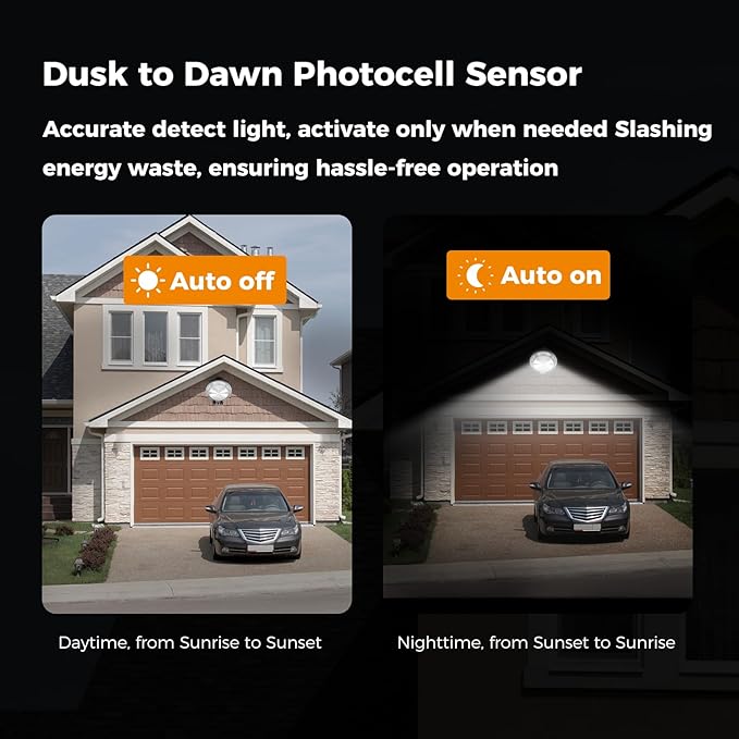 AIKVSXER 200W LED Barn Light 30000LM Dusk to Dawn LED Outdoor Area Security Light with Photocell IP66 Waterproof 6500K Daylight for Yard Street Farm Garden Garage 6 Pack