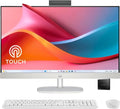 HP 27" FHD Touchscreen All-in-One Desktop Computer, 16GB DDR5 RAM 2TB SSD Storage, Quad-Cores Ryzen 5 7520U Processor, WiFi6, Wireless Keyboard & Mouse, Windows 11