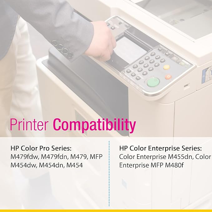 CS Replacement Compatible with HP 414X Toner Cartridge W2020X to use with Color Pro M479fdw M479fdn M479 MFP M454dw Color Enterprise M455dn MFP M480f (Black, 2-Pack)