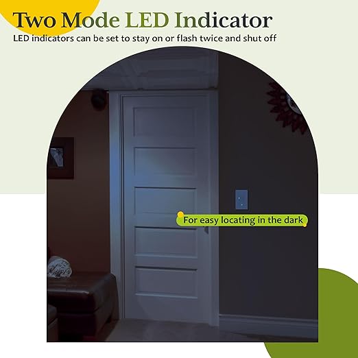 TG 30-Minute Countdown Timer Switch, 1-5-10-15-20-30 Min, for Bathroom Fans, Heaters, Lights, LED Indicator, 120VAC 800W, Neutral Wire Required, UL Listed, Screwless Wall Plate, Light Almond