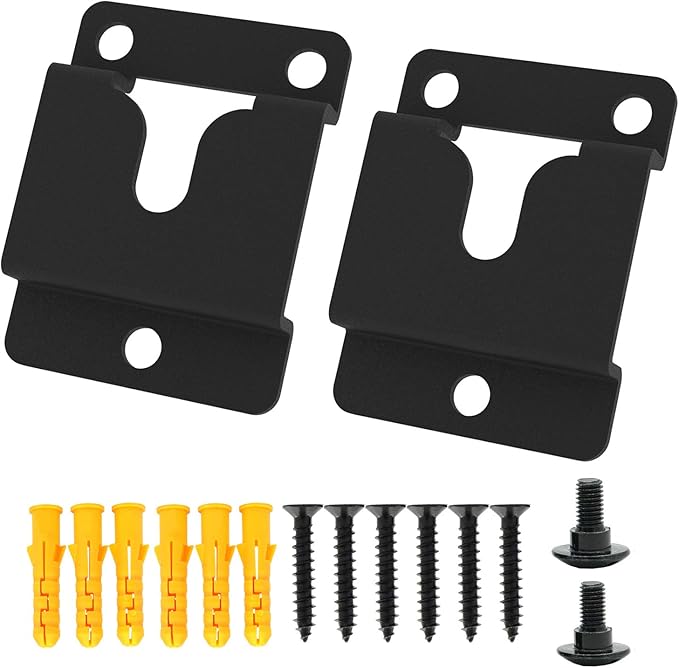 Pbxifge Sound Bar Wall Mount Brackets for Vizio Soundbar Wall Mounted Holders S3820W-C0 SB3851-C0 SB4051-D5 S5430W-C2 SB3651-E6 S2920W-C0 Mounting Bracket Kit with Screws