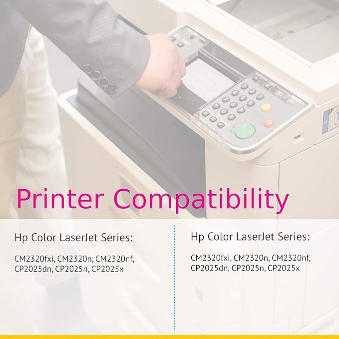 CS Replacement Toner Cartridge Compatible with HP CM2320 CC532A Yellow 304A Color CM2320 CM2320N CM2320NF CM2320FXI CP2025 CP2025N CP2025DN CP2025X CP2020 CM2320MFP CP2026