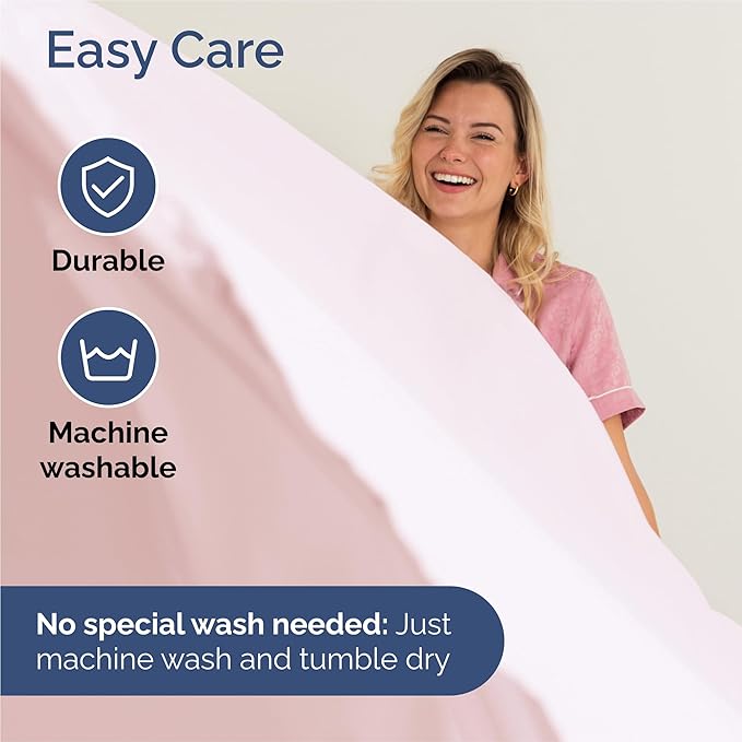 King 6 Piece Sheet Set - Cooling, Comfy & Breathable - Hotel Luxury Bedding, Includes Fitted Sheet for Women, Men, Kids & Teens - 1 Flat, 1 Fitted Sheet, 4 Pillowcases w/Deep Pockets - Lavender Pink