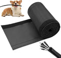 Flauzmann 1.5" - 6.6FT Chew Proof Cord Protector from Pets, Black Heavy Duty Dog & Cat Cable Sleeve Cover - Flexible Split Sleeve for Home, Office, Automotive Wires