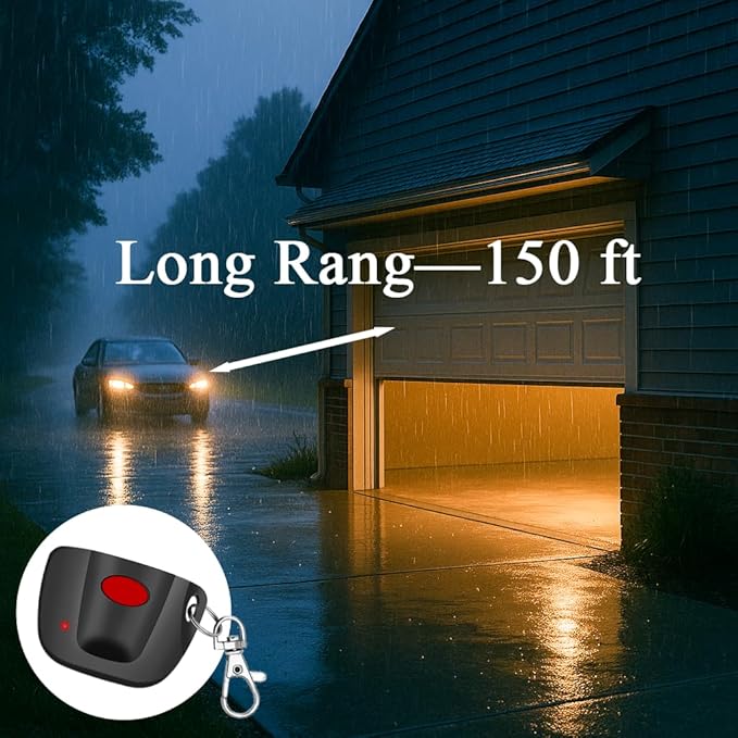 3-Pack 300MHz 10 dip Switch for Multicode Garage Gate Door Opener Remote Control, Replacement for 3089,3070,3060,308911,MCS308911,MCS306010,MCS3070 Gate Clicker with Keychain.