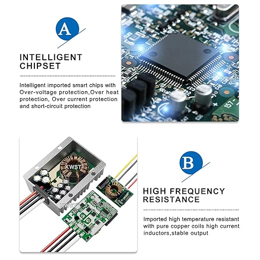DC DC Stabilizer 9V-36V to 24V Boost Buck Converter Power Supply 15A 360W Waterproof Voltage Regulator Auto Step Up Down 24V Volt Transformer Module