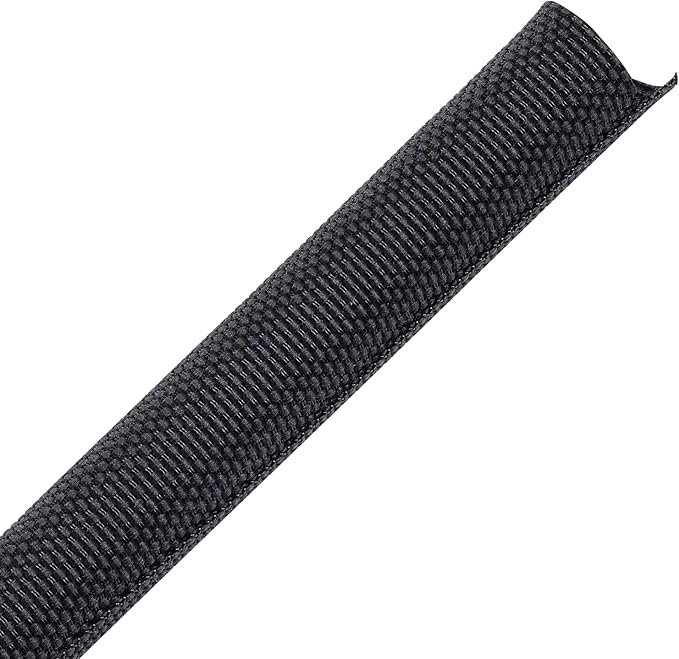 Sonoreboom Split Sleeving Cable Harness Management Tube Heat Resistance Braided Wire Loom Mesh Woven Cord Protector Cover (3/8" - 36 Feet)