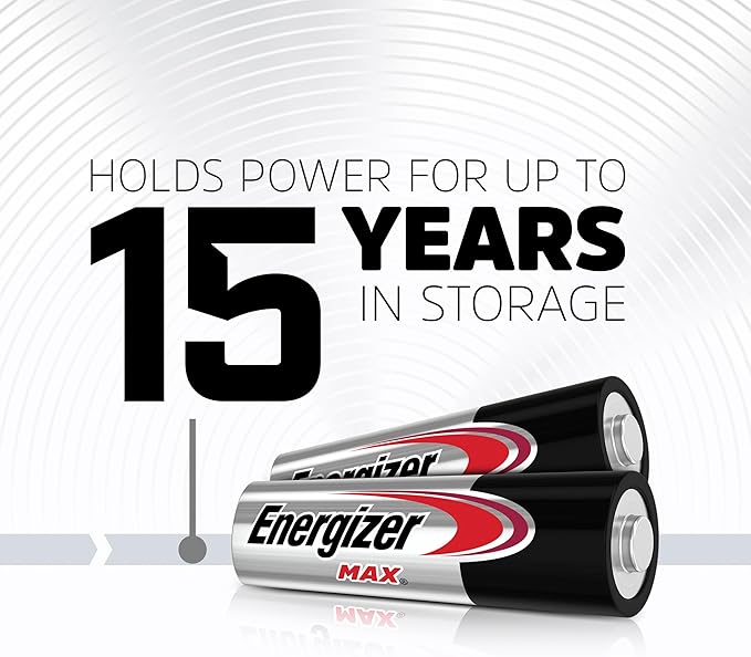 Energizer AA Batteries, MAX Double AA Battery Alkaline, 24 Count
