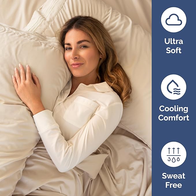 Full XL Bed Sheets - Extra Long Extended Full Sheet – Luxurious, Easy-Fit Sheet Set - Fits between 8” to 16" Deep Pockets, 54" x 80" for Full XL Mattresses - Ideal for Extra Long Full Beds