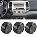 Xomzema 3Pcs Upgraded Control Switch Knob for Toyota Tacoma 2005-2015,Air Conditioning AC Heater Blower Fan Climate Control Knobs Switch Button,Replace 55900-04020 65551820A