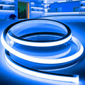 VOEWT LED Strip Lights Blue,9.8ft 110-120V Neon Rope Lights,Flexible Silicone Outdoor Waterproof Neon Strip Lights for Bedroom,Mirror,Kitchen Cabinet, Living Room,Halloween Decor