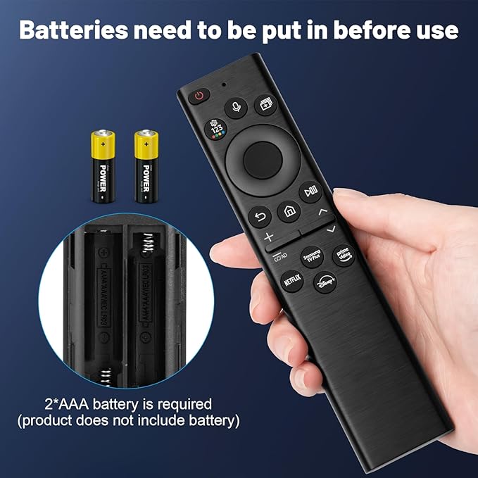 Replacement for Samsung TV Remote,for Samsung tv Remote,Remote Control,Voice Control Compatible with 2022 BN59-01385A,for Most 2018 to 2022 Smasung Crystal UHD QLED The Frame QLED 4K 8K Smart TVs