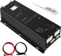 WZRELB 7000W 48V Pure Sine Wave Inverter,48 Volt DC to AC 120V 240V Split Phase Power Inverter,2*AC Hardwire Terminal,14KW Surge,High Efficiency up to 91.6%,Wireless Remote