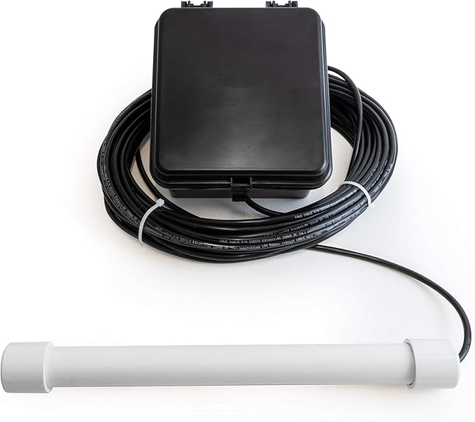 Dakota Alert Driveway Alarm Sensor - DCPT-4000 Driveway Alarms Wireless Outside Weatherproof Vehicle Sensor, 1 Mile Long Range Sensors , Vehicle Detecting Probe Transmitter & 50' Direct Burial Cable