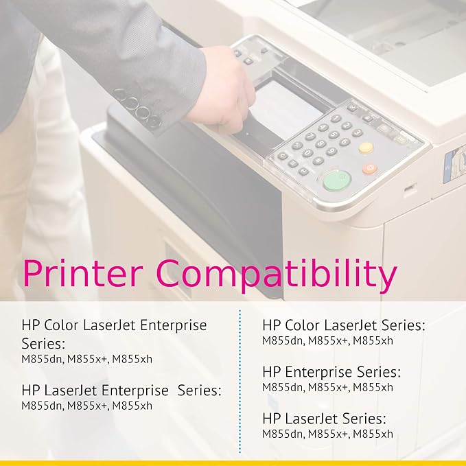 CS Replacement Toner Cartridge Compatible with HP 826A CF313A Magenta M855dn M855x+ M855xh