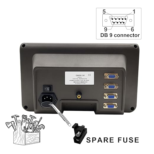 3 Axis DRO Dsiplay Digital Readout for Mills Milling Lathe Machine 3pcs 12" x 24" x 16" Length Magnetic Linear Encoder Scale 5um IP67 Sealing Protection More Durable