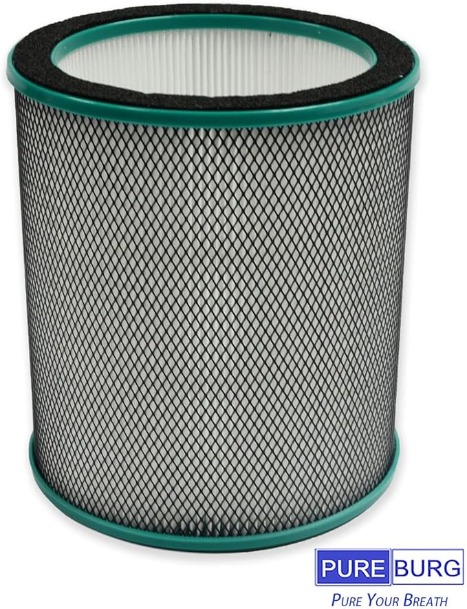 PUREBURG Replacement Filters Compatible with ULTTY R022 R22 SKJ-CR022D & MOONQUAKE Bladeless Tower Fan Air Purifier 2-in-1,2-Pack H13 HEPA Air Clean Dust