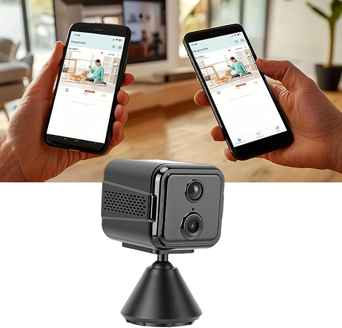 Fabater Indoor Security Camera, 4K 3MP 2.4GHz 5GHz Dual Band AI Motion Detection WiFi Indoor Security Camera for Home Office