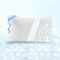 Sophia & William Cooling Bed Pillow for Sleeping (King Size) Adjustable Shredded Memory Foam Pillow for Side, Back and Stomach Sleepeers
