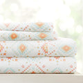 Linen Market 3 Piece Twin Bedding Sheet Set (Aztec Coral) - Sleep Better Than Ever with These Ultra-Soft & Cooling Bed Sheets for Your Twin Size Bed - Deep Pocket Fits 16" Mattress