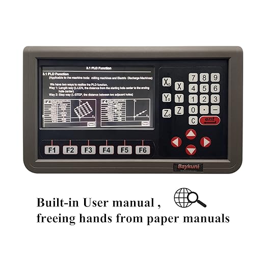 3 Axis LCD Screen Metal Shell DRO Digital Readout 3pcs 14" x 36" x 16 "5um 370mm+920mm+420mm Magnetic Scale 5um IP67 Sealing Protection for Mills Grinding Milling Lathe Machine