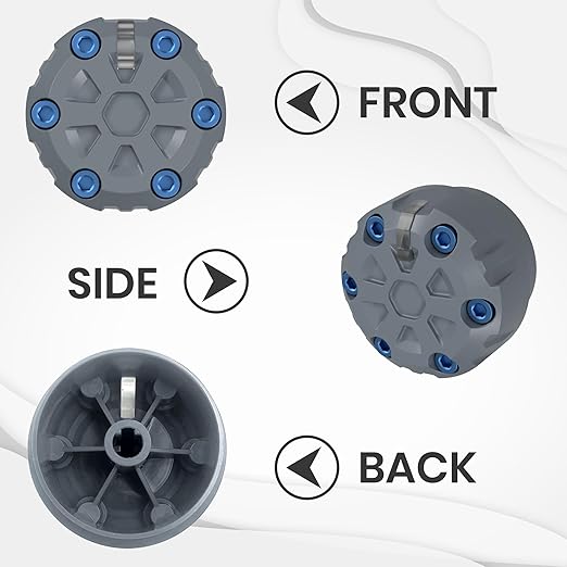 2nd Gen Tacoma Accessories AC Knob Upgrade - 2005,2006,2007,2008,2009,2010,2011,2012,2013,2014,2015 Tacoma Climate Control Dial Mods Set - 2nd Gen Tacoma Mods - for Toyota Interior Replacement Kit