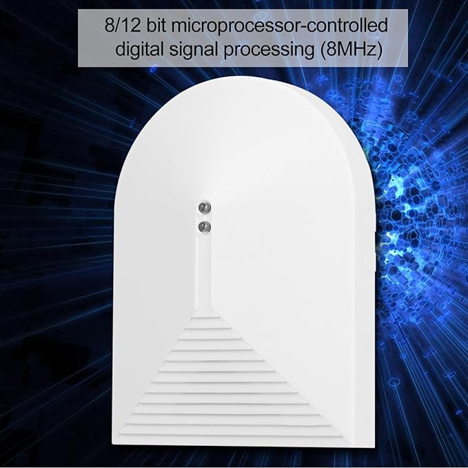 Glasstrek Glass Break Sensor Audio Detector Shock Sensor Car Alarm Effective Range 9 Metre Diameter Suitable for Residential Glass Doors and Office Building Window