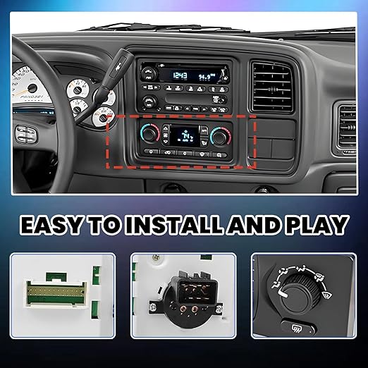 599-210XD Climate Control Module - Compatible with 2003-2009 Chevy Silverado/Avalanche/Suburban/Tahoe/Trailblazer, GMC Sierra/Yukon/Envoy, Cadillac Escalade