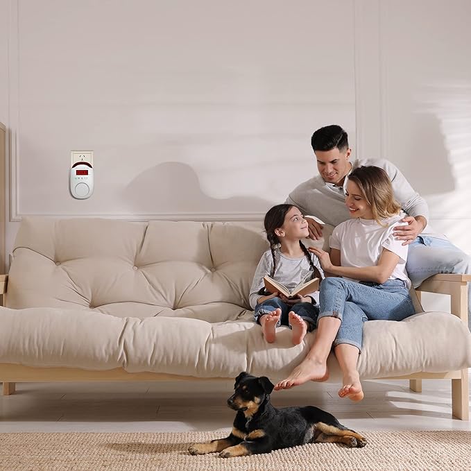 Combination Gas & Carbon Monoxide Detectors Plug in,Hembisen 2-in-1 Natural Gas Detector & Carbon Monoxide Alarm, CO Detector Alarm & Propane, Explosive Gas Detector for Home,RV,Easy to Install